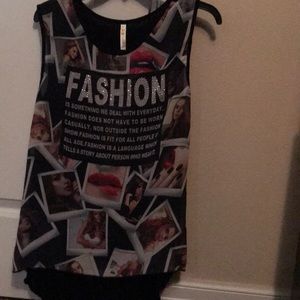 “Fashion” quote top